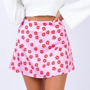 Pink Princess Polly Mini Skirt